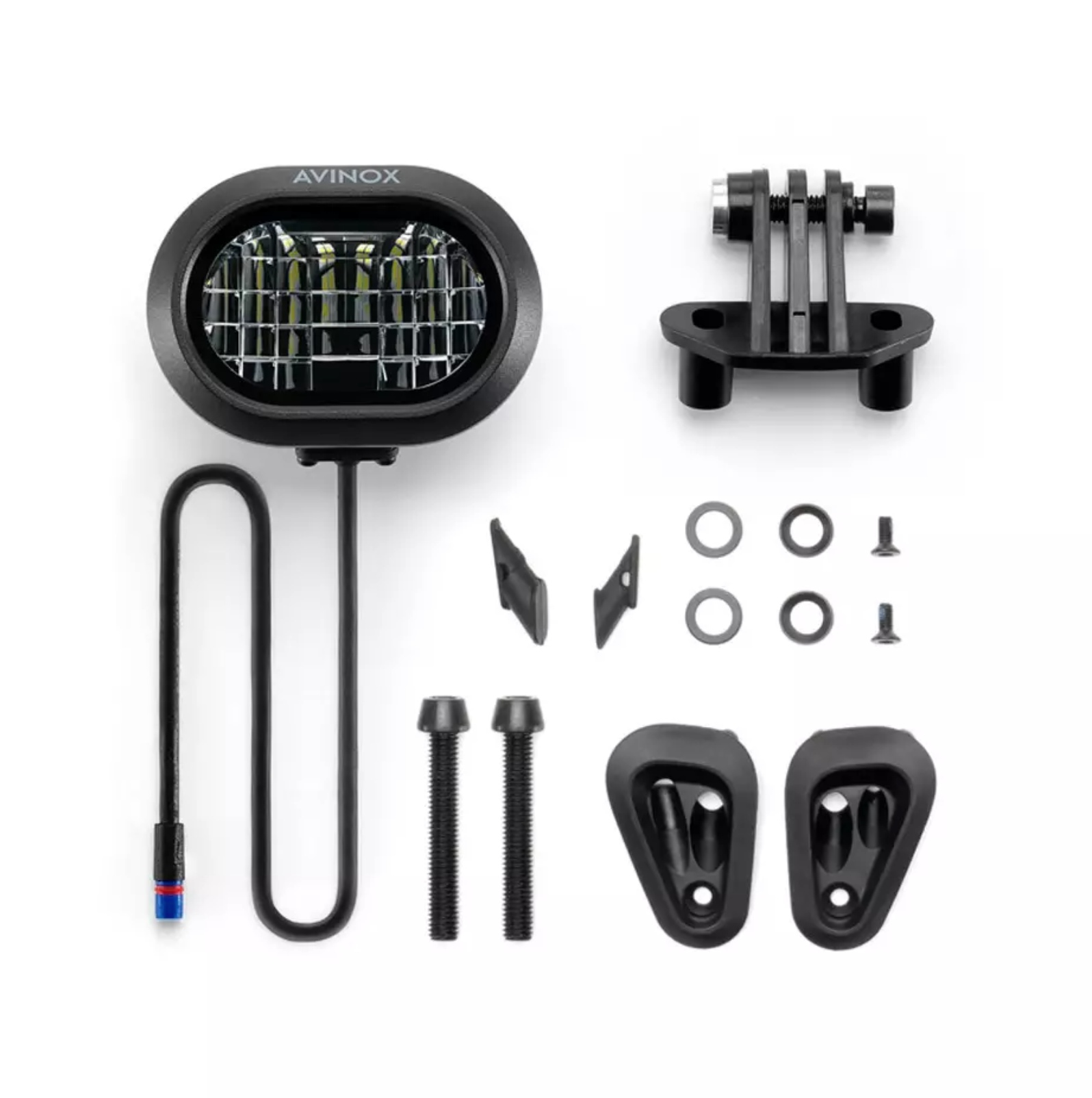 Luz delantera AMFLOW y kit de instalación